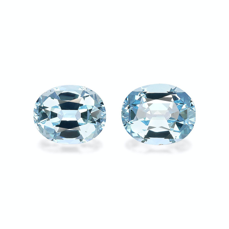 Aigue-Marine taille OVALE Baby Blue 9.41 carats