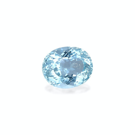 Aquamarin lengte OVAL Baby blau 22.93 karaten