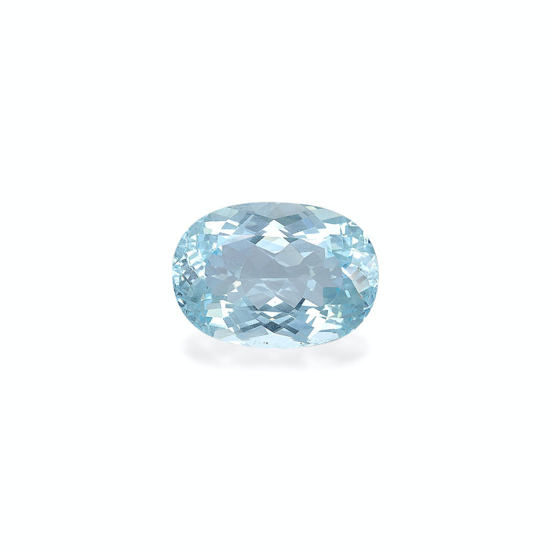 Aigue-Marine taille OVALE Bleu Ciel 13.98 carats