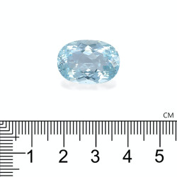 Ovaal geslepen Hemelsblauwe Aquamarijn van 15,29 karaat