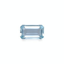 矩形切割宝石蓝色海蓝宝6.95克拉