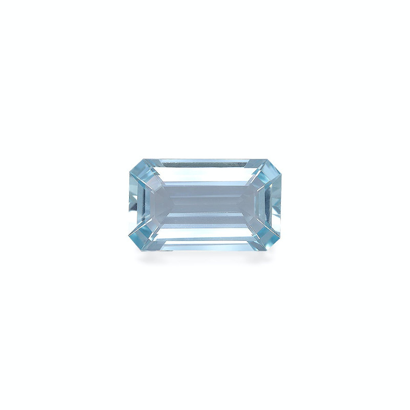 Rechthoekig geslepen Aquamarijn Baby Blauw 9,29 karaat