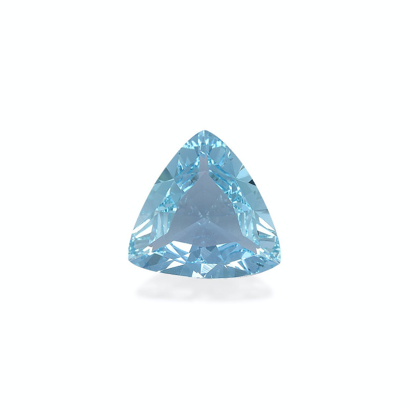 Aigue-Marine taille Trilliant Baby Blue 7.46 carats