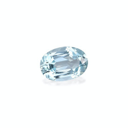 Ovaal geslepen Baby Blauwe Aquamarijn van 7,96 karaat