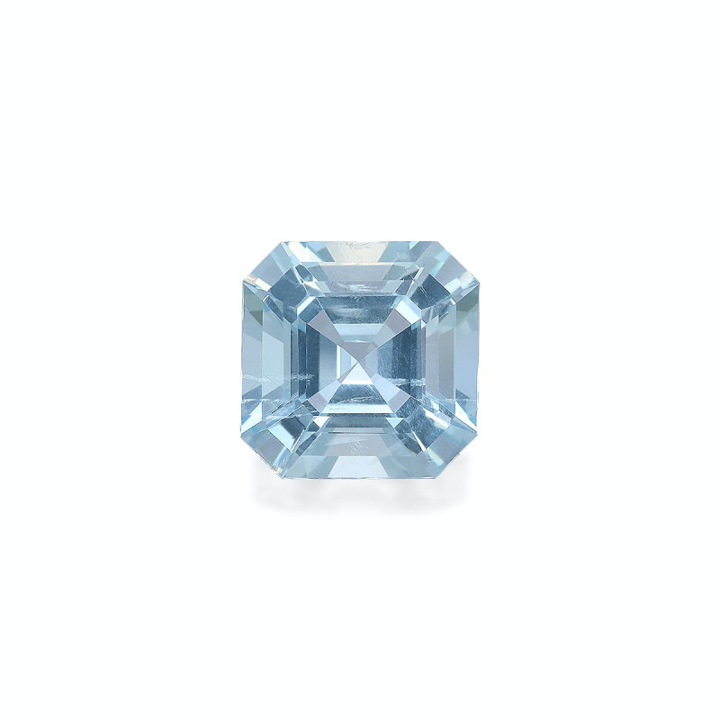 Aquamarin lengte QUADRAT Himmelblau 5.44 karaten