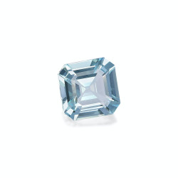 Vierkant geslepen Hemelsblauwe Aquamarijn 5.05 karaat