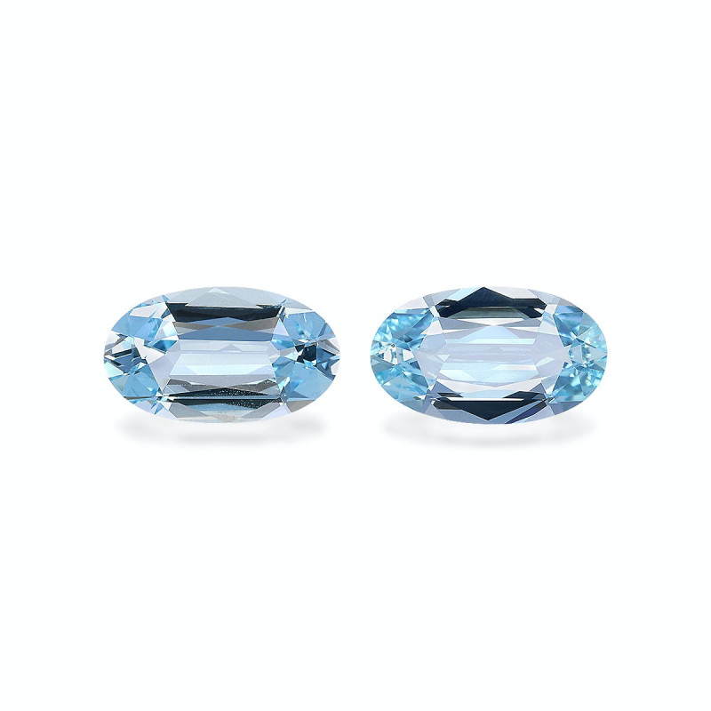 Aigue-Marine taille OVALE Baby Blue 6.69 carats