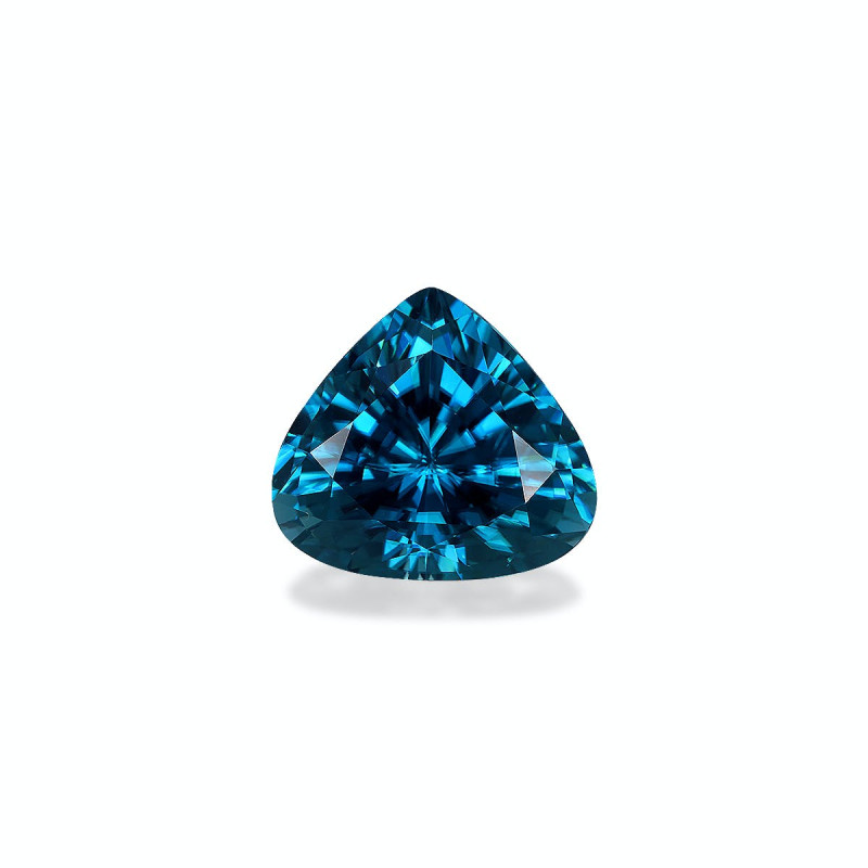 Zircon Bleu taille Poire Bleu 24.71 carats