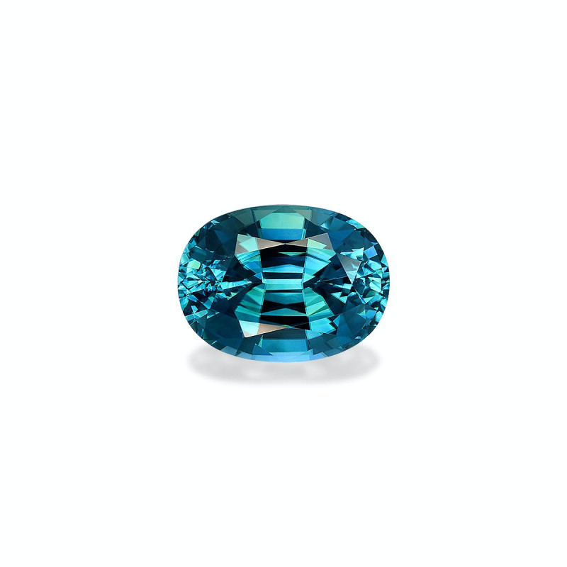 OVAL-cut Blue Zircon Blue 11.20 carats