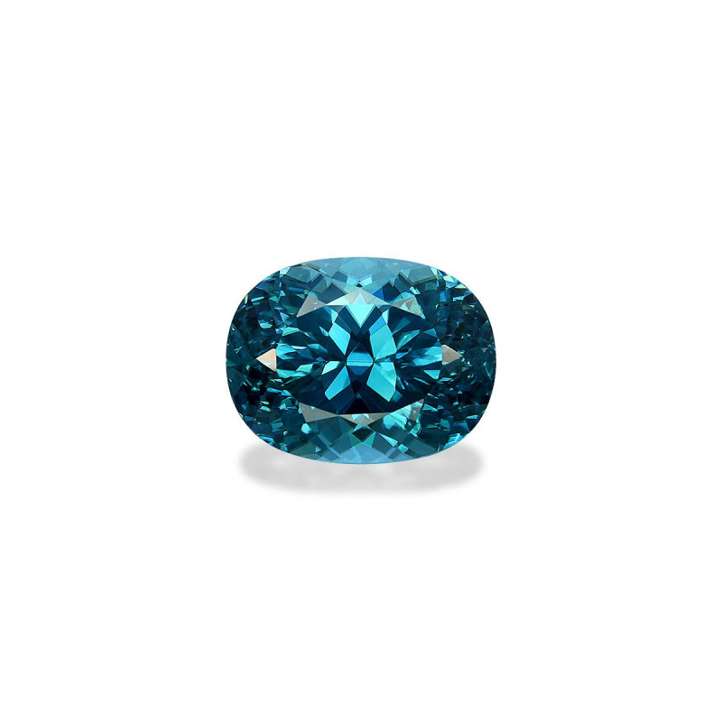 Zircon Bleu taille OVALE Bleu 12.74 carats