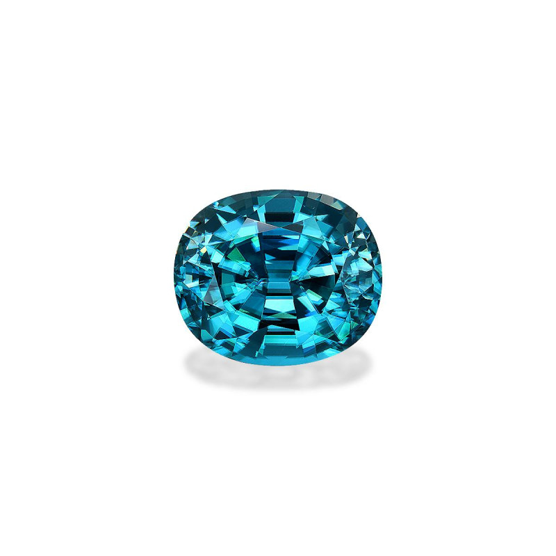 Zircon Bleu taille OVALE Bleu 13.80 carats