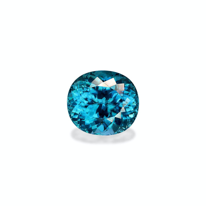 OVAL-cut Blue Zircon Blue 8.12 carats