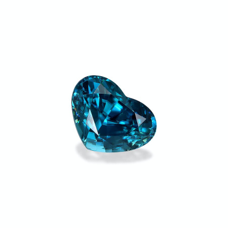 Zircon Bleu taille COEUR Bleu 8.79 carats