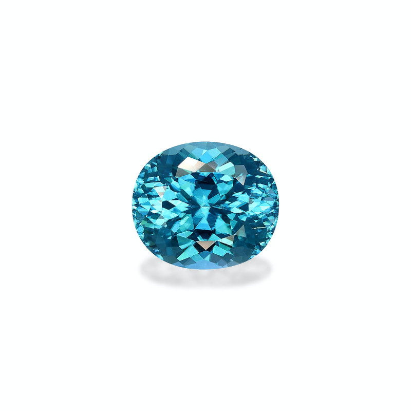 OVAL-cut Blue Zircon Blue 6.99 carats