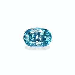 OVAL-cut Blue Zircon Blue...