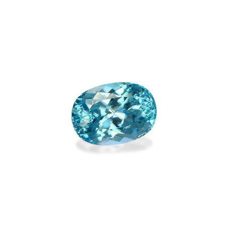 Blauer Zirkon lengte OVAL Blau 9.30 karaten