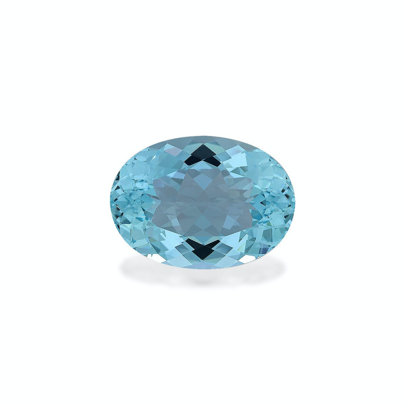 OVAL-cut Aquamarine Arctic Blue 65.98 carats