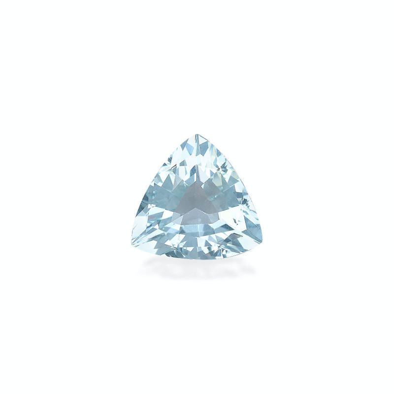Aguamarina taille Trilliant Bleu Ciel 5.48 carats