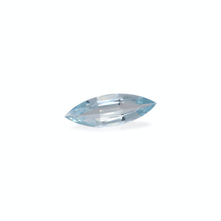 Aquamarin lengte MARQUISE Baby blau 6.23 karaten