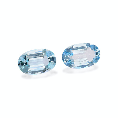 Aquamarin lengte OVAL Blau 6.10 karaten
