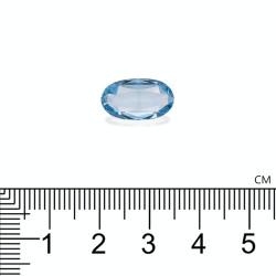 Ovaal geslepen Baby Blauwe Aquamarijn van 3,01 karaat