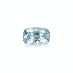 CUSHION-cut Aquamarine Sky...