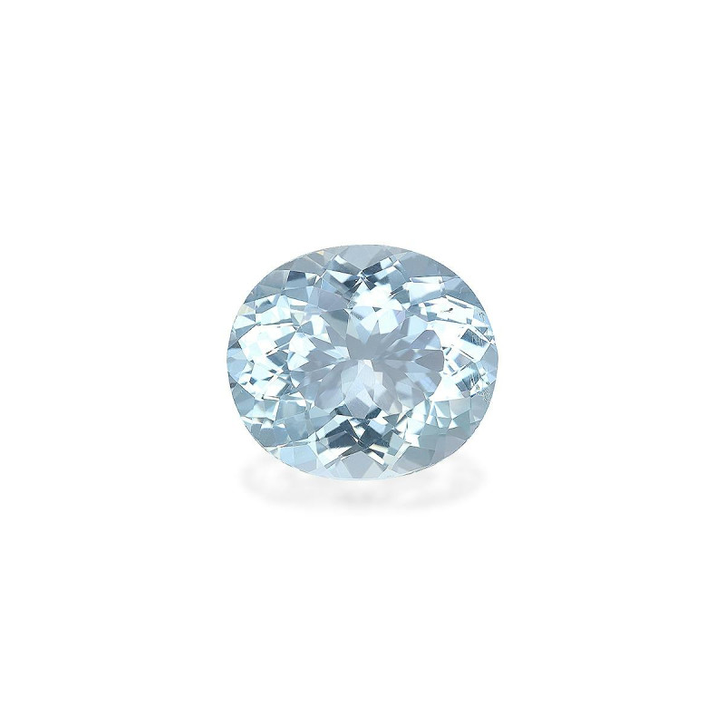 Aquamarin lengte OVAL Himmelblau 9.83 karaten
