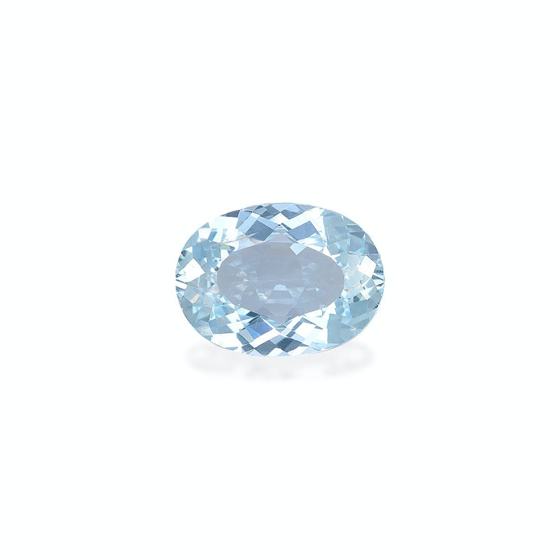 Aquamarin lengte OVAL Himmelblau 6.00 karaten
