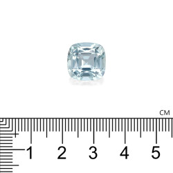 Vierkant geslepen Hemelsblauwe Aquamarijn 6.73 karaat