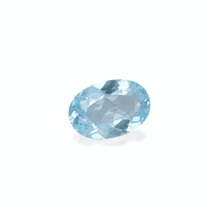 Aquamarin lengte OVAL Baby blau 8.25 karaten