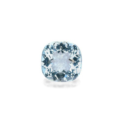 CUSHION-cut Aquamarine Sky...