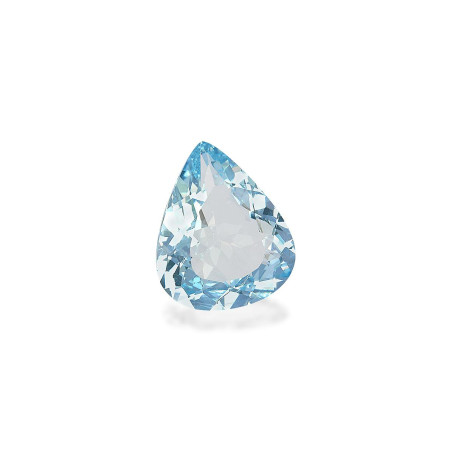 Pear-cut Aquamarine Baby Blue 3.63 carats