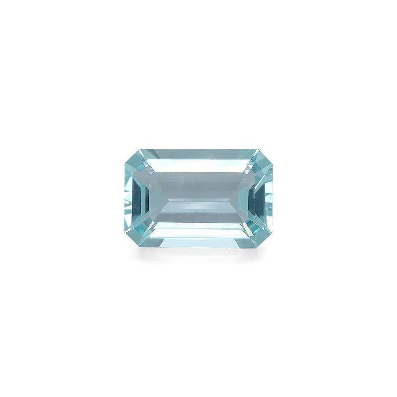 Aigue-Marine taille RECTANGULARE Teal Blue 14.40 carats