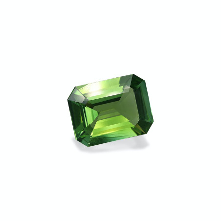 Tourmaline Verte taille RECTANGULARE Lime Green 8.69 carats