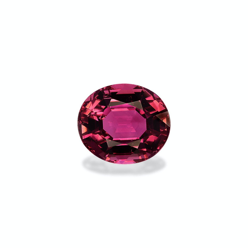 OVAL-cut Pink Tourmaline Rosewood Pink 5.38 carats