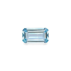 海蓝宝 taille 矩形的 蓝色 3.74 carats