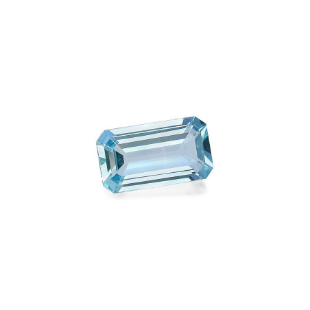 海蓝宝 taille 矩形的 蓝色 3.74 carats
