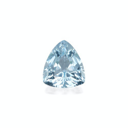 Trilliant-cut Aquamarine...