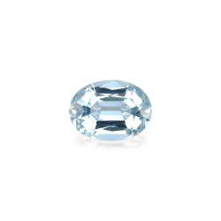 OVAL-cut Aquamarine Sky...