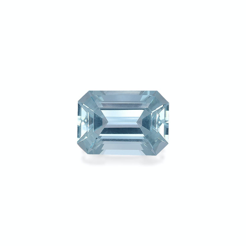 RECTANGULAR-cut Aquamarine Sky Blue 5.75 carats