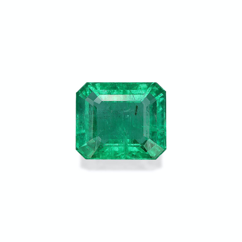 Emeraude de Zambie taille RECTANGULARE 绿色 3.94 carats