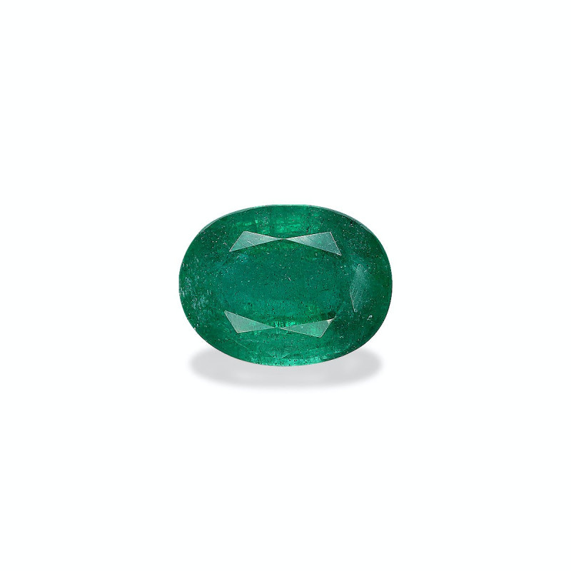 OVAL-cut Zambian Emerald Green 6.67 carats