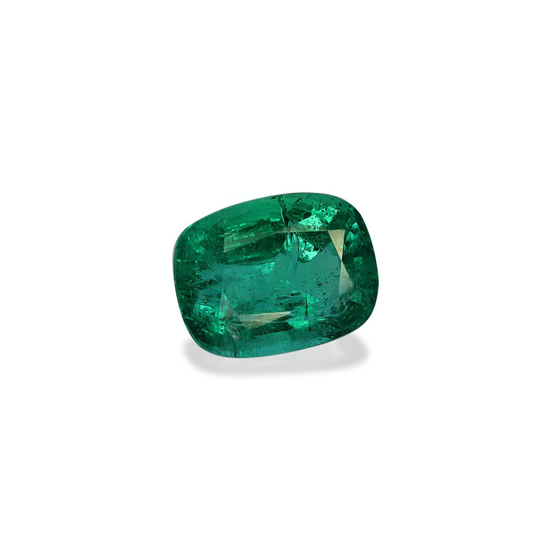 CUSHION-cut Zambian Emerald Green 2.75 carats