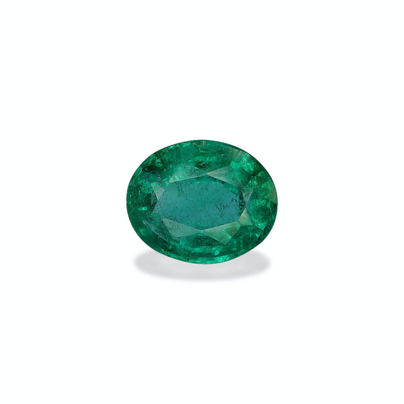 Emeraude de Zambie taille OVALE 绿色 1.77 carats