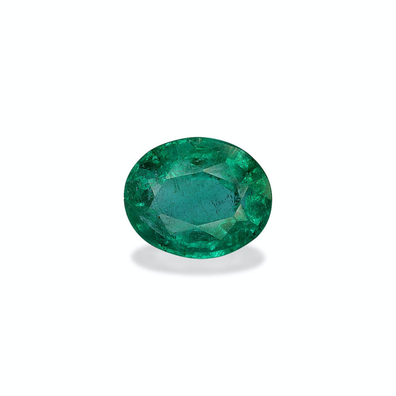 OVAL-cut Zambian Emerald Green 1.77 carats