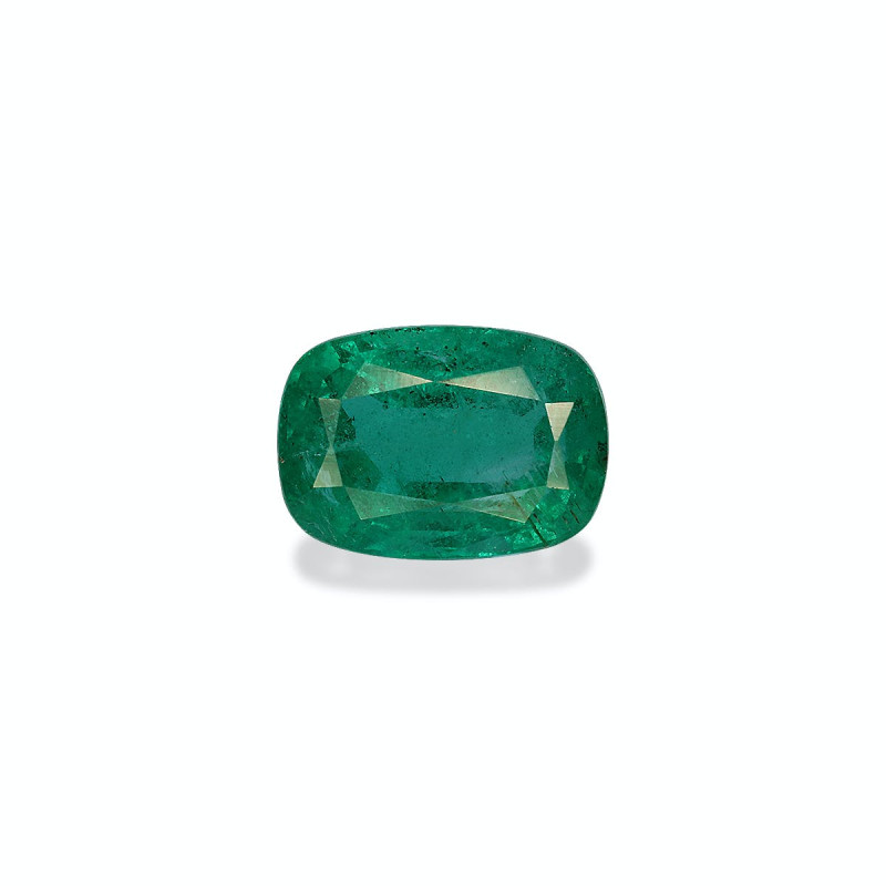 CUSHION-cut Zambian Emerald Green 3.67 carats