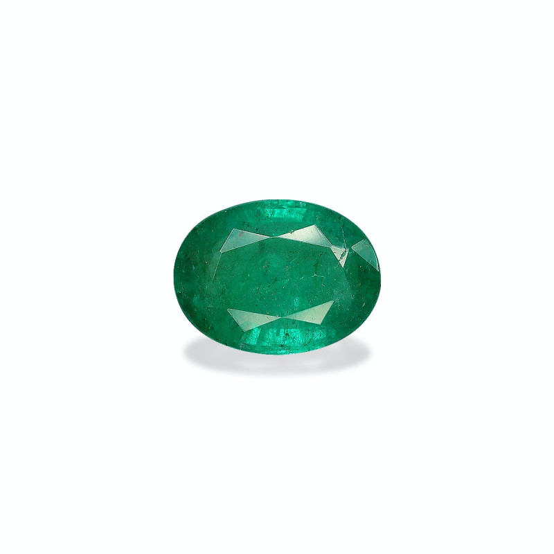 OVAL-cut Zambian Emerald Green 4.28 carats