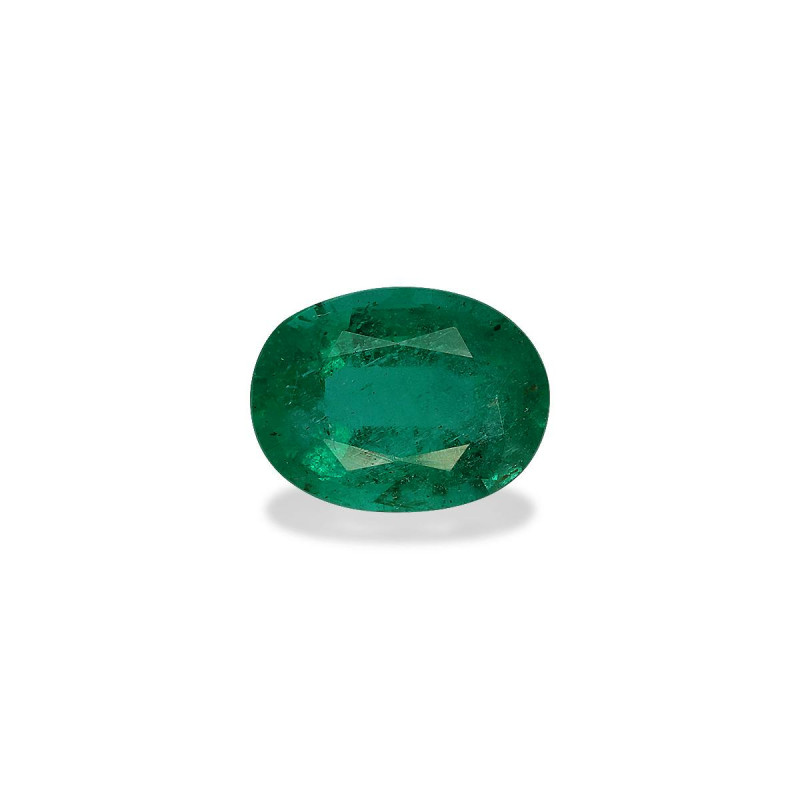 Emeraude de Zambie taille OVALE Vert 1.75 carats