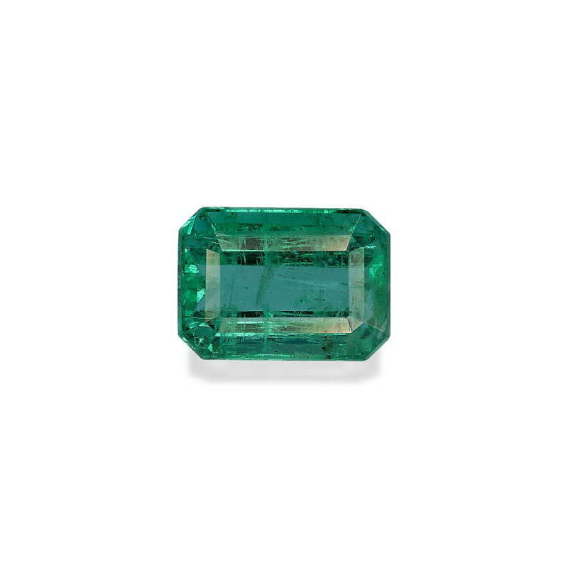 Emeraude de Zambie taille RECTANGULARE Vert 3.45 carats