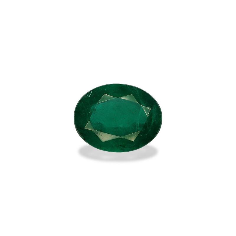 OVAL-cut Zambian Emerald Green 2.82 carats